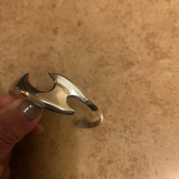 Steeling Silver TAXCO Bracelet Cuff 925Sterling
